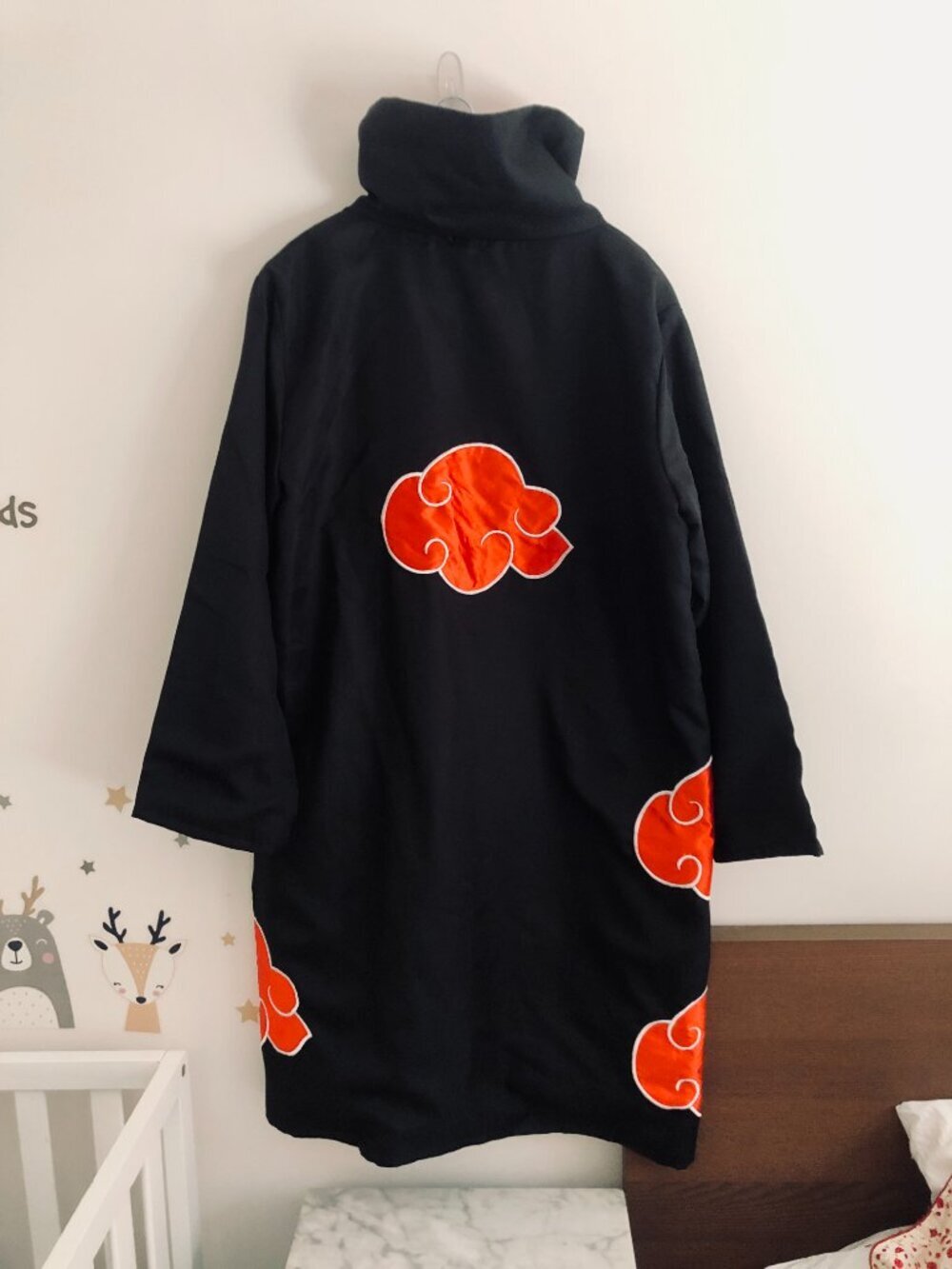 Naruto Akatsuki Cosplay Costume Cloak Robe Trench for Adult / Teen L/XL Obito - Picture 6 of 11